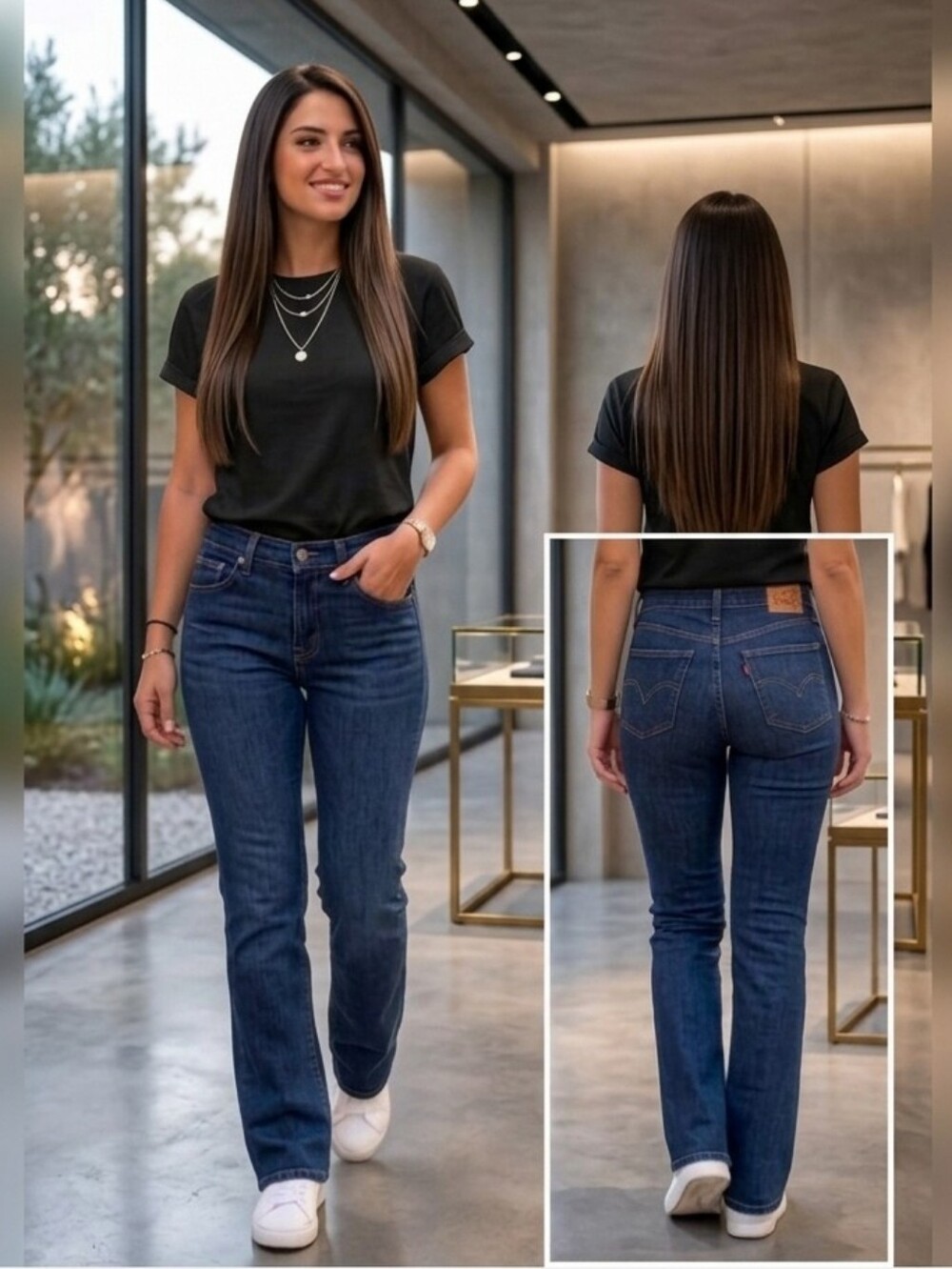 Levi’s 525 Straight Leg Jeans Medium Wash Women’s Size 6